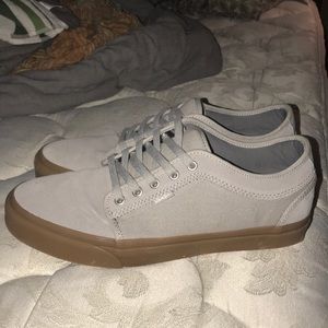 Grey Vans w/ rubber trim (barely worn)